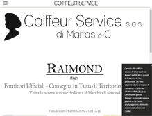 Tablet Screenshot of coiffeurservice.com